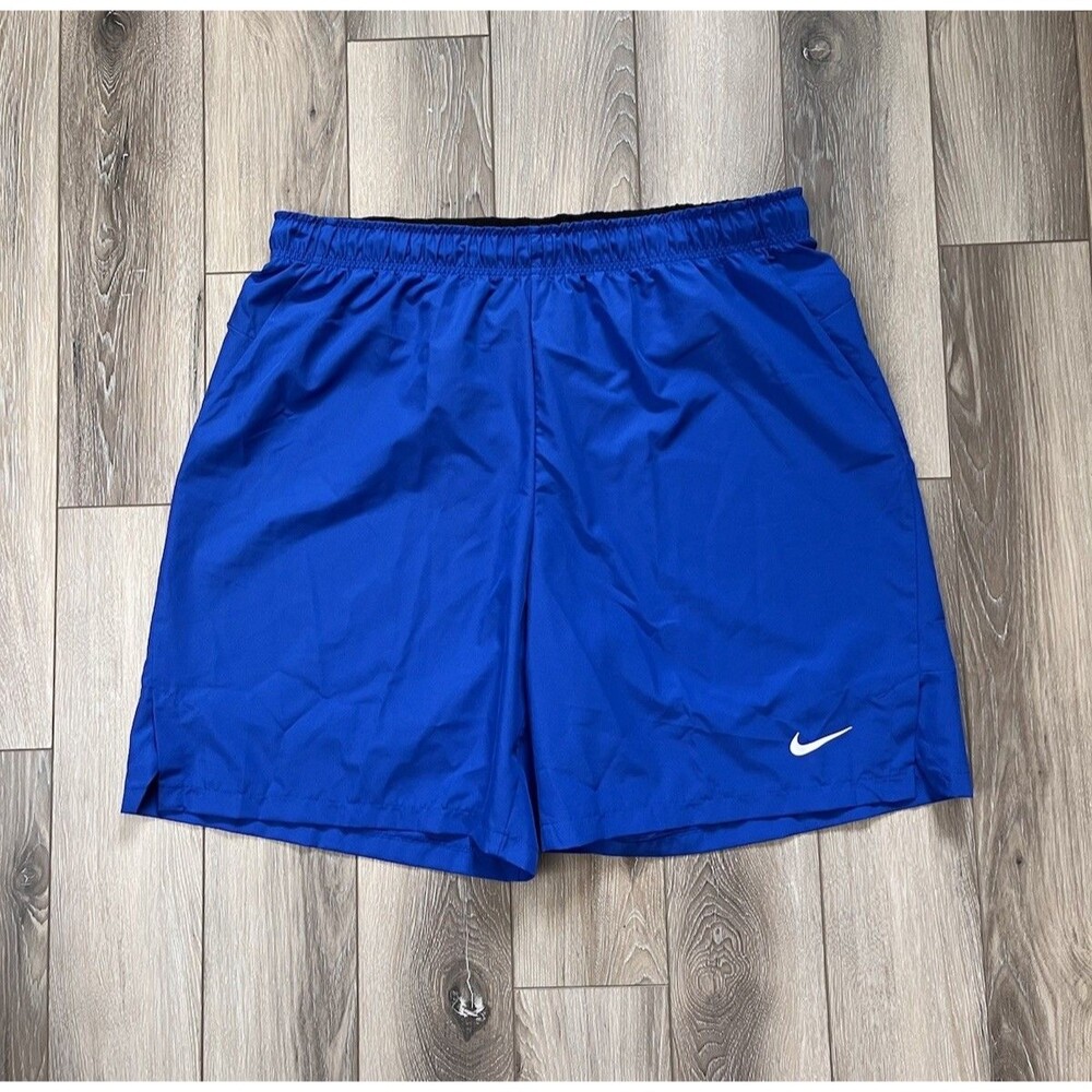 Nike Dri-Fit Blue Athletic Woven Shorts Mens Sz XXL Lightweight Pockets 7”